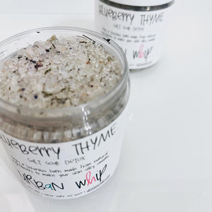 bLUEBERRY + tHYME | Detox Bath Soak